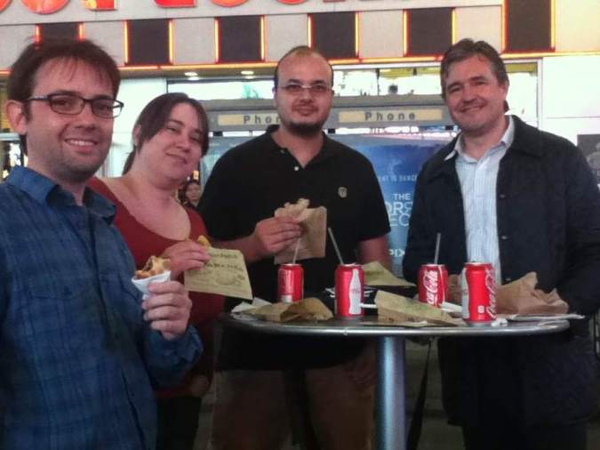 Empanadas en Times Square
